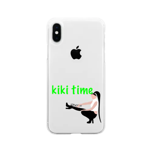 kiki time Soft Clear Smartphone Case