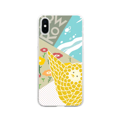 リゾートサブロウ Soft Clear Smartphone Case