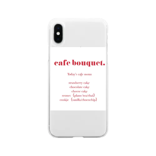cafe bouquet original Soft Clear Smartphone Case