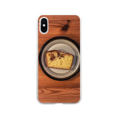 ケーキ Soft Clear Smartphone Case