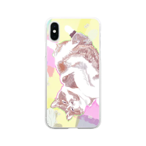 しあわせのスコちゃんｖ Soft Clear Smartphone Case