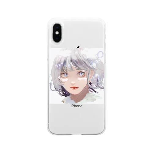 雪の国の Soft Clear Smartphone Case