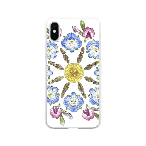 Springflower 2 Soft Clear Smartphone Case