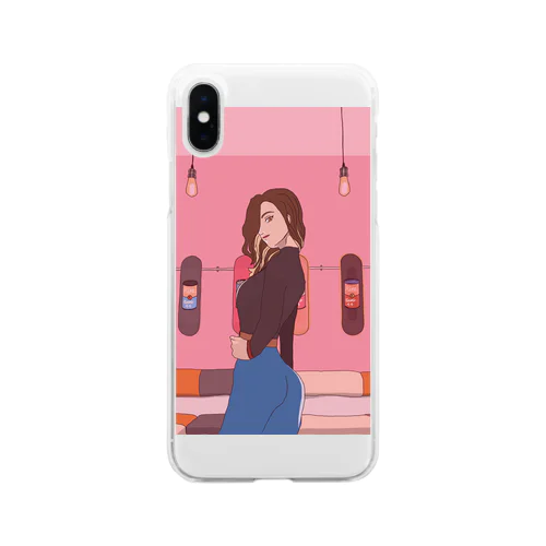 City Girl Soft Clear Smartphone Case