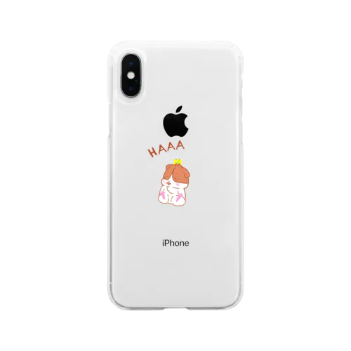 King hamster Soft Clear Smartphone Case