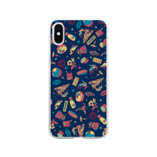 Night on the Galactic Railroad Soft Clear Smartphone Case