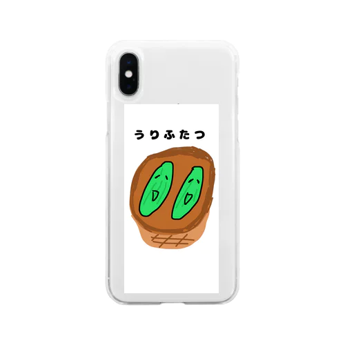 瓜二つ Soft Clear Smartphone Case