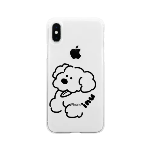 inuくんスマホケース Soft Clear Smartphone Case