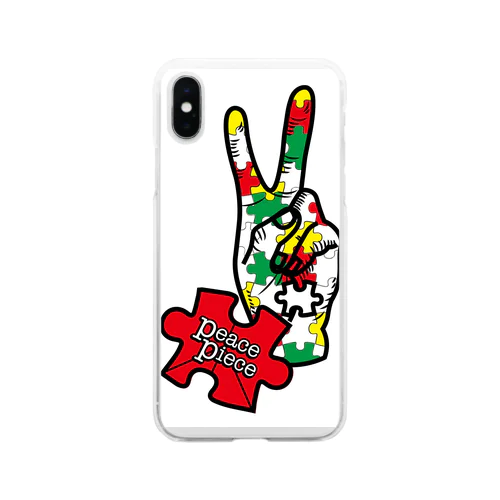 peace piece Soft Clear Smartphone Case