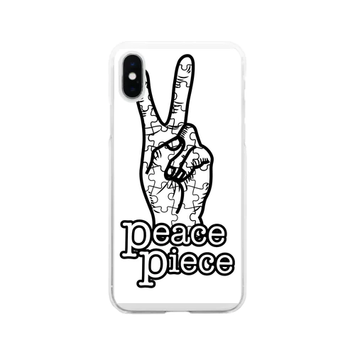 peace piece Soft Clear Smartphone Case