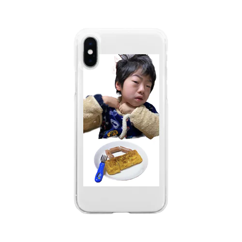 眠い Soft Clear Smartphone Case