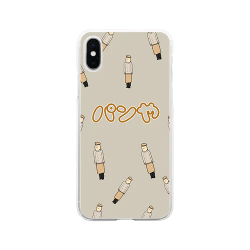 パン屋さん Soft Clear Smartphone Case