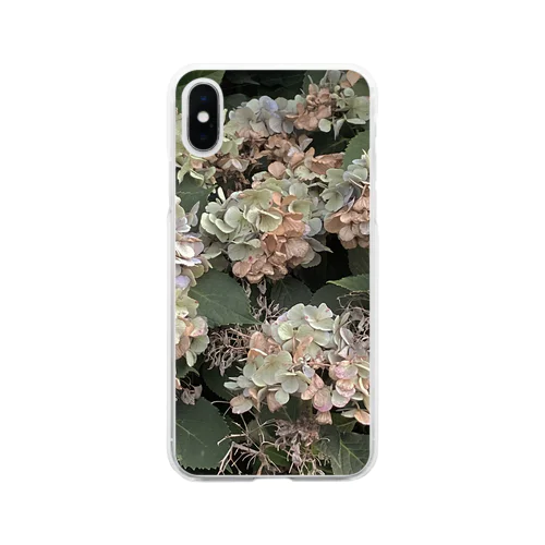 紫陽花 Soft Clear Smartphone Case