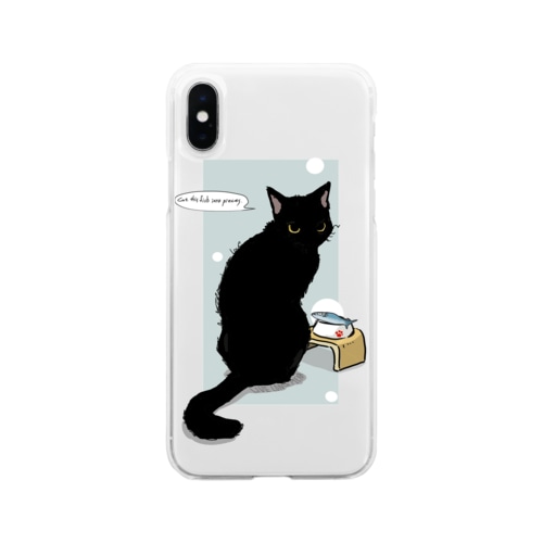 スーパー猫の日2 Soft Clear Smartphone Case