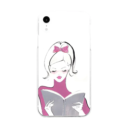 reading Soft Clear Smartphone Case