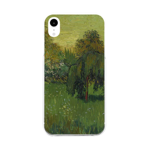 005-021　ゴッホ　『詩人の庭』　クリア　スマホケース　iPhone XR専用デザイン　CC3 Soft Clear Smartphone Case