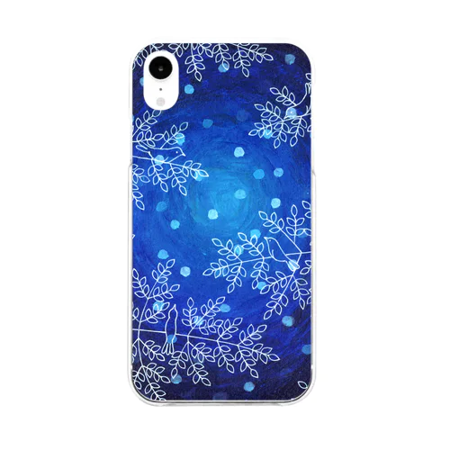 雪舞の森 Soft Clear Smartphone Case