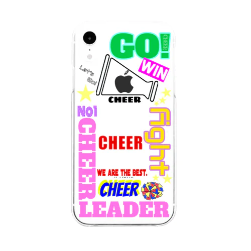 CHEER XRケース Soft Clear Smartphone Case