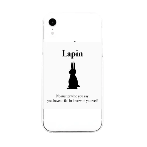 Lapin  original グッズ Soft Clear Smartphone Case