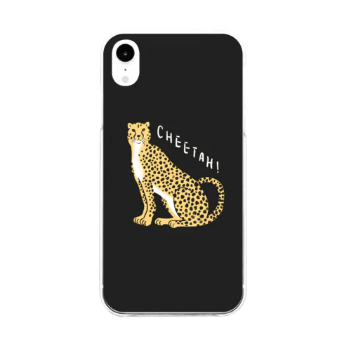 Cheetah!!!! ソフトクリアスマホケース