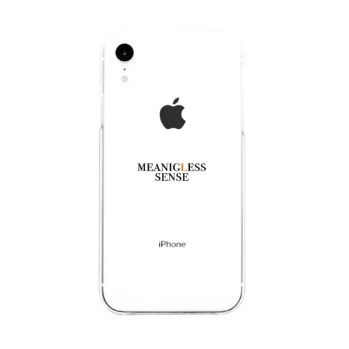 Meaningless sense Soft Clear Smartphone Case