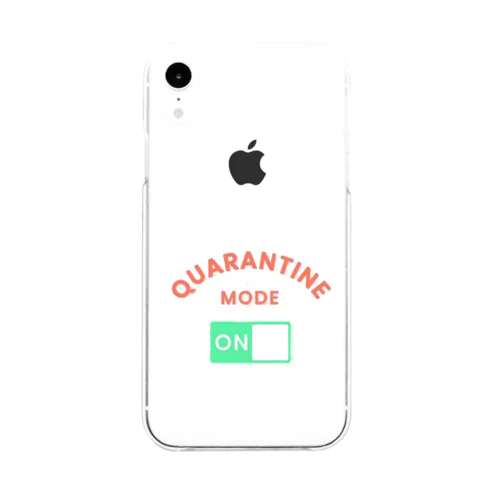 Stay at home Soft Clear Smartphone Case