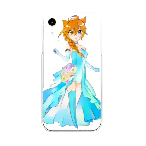 ❰EGOIST❱6月の花嫁 雨 Soft Clear Smartphone Case