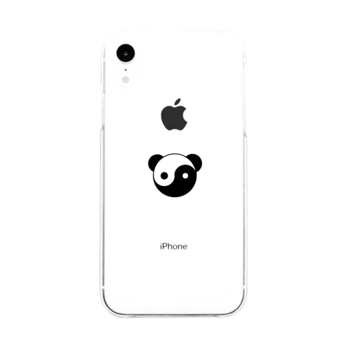 陰陽熊猫 Soft Clear Smartphone Case