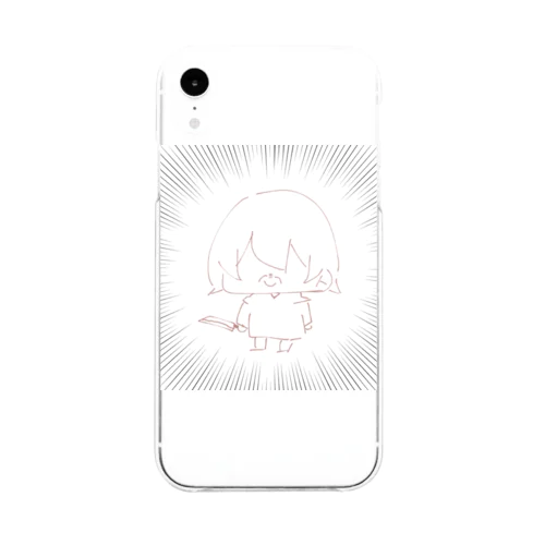 さついちゃん Soft Clear Smartphone Case