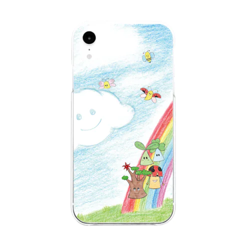 モディ～雲と虹～ Soft Clear Smartphone Case