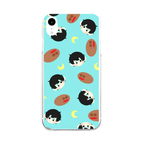 ひらめ&ひらおくん Soft Clear Smartphone Case