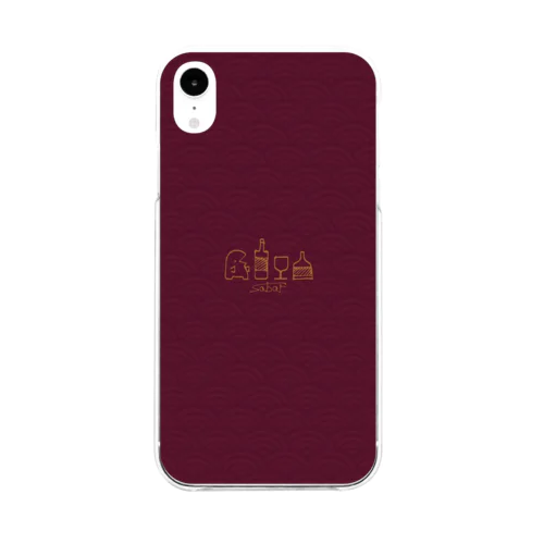 さBAR ｰサングリア Soft Clear Smartphone Case