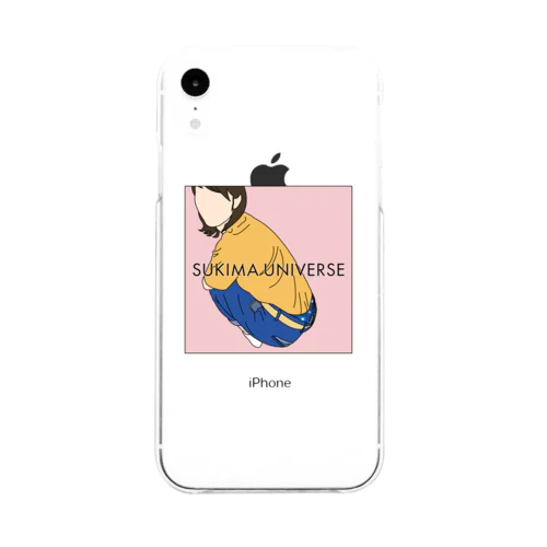 SUKIMA UNIVERSE腰 Soft Clear Smartphone Case