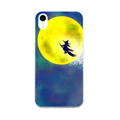 魔法使いとフルムーン Soft Clear Smartphone Case