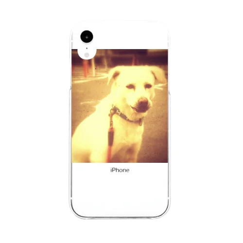 我が家の愛犬 ばん君 Soft Clear Smartphone Case