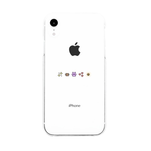 ドット絵モンスター　ぎゃろろ Soft Clear Smartphone Case