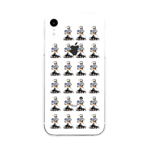 サイファードット絵スマホケース　iPhoneXS/XR用 Soft Clear Smartphone Case