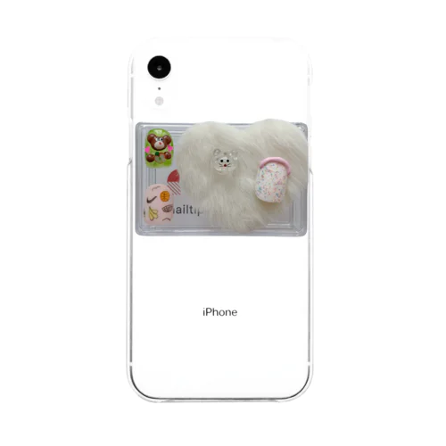 nailtip buffet party Soft Clear Smartphone Case