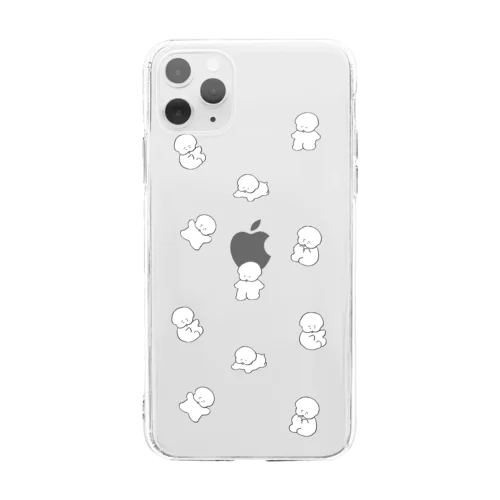 ワヌワヌワヌ Soft Clear Smartphone Case