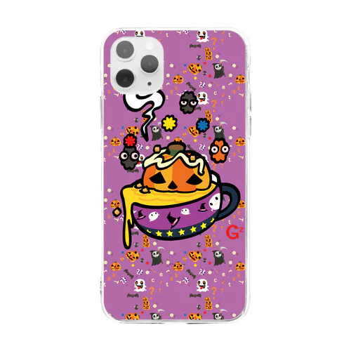 【SZ】GAZIGAZI-HALLOWEEN・5 Soft Clear Smartphone Case