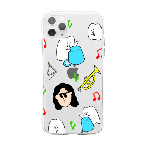 吹奏楽部クリアソフトケース Soft Clear Smartphone Case