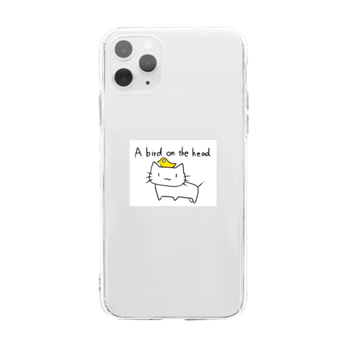 頭の上の鳥についての紹介 Soft Clear Smartphone Case