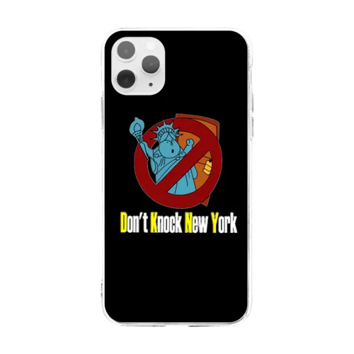 Don't　knock New York 투명 젤리케이스