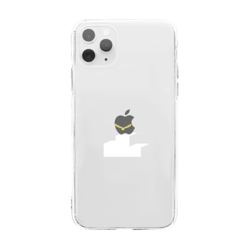 林檎のリンゴ11promax用 Soft Clear Smartphone Case