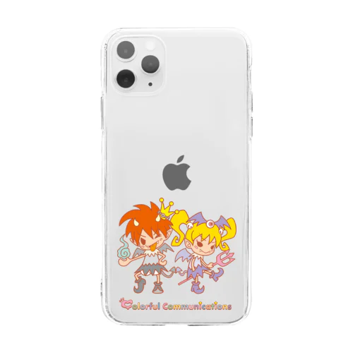 デビコミュちゃん Soft Clear Smartphone Case