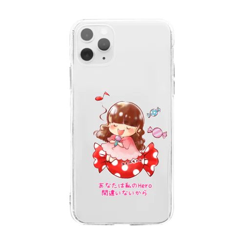 キャンディーおしのちゃん Soft Clear Smartphone Case