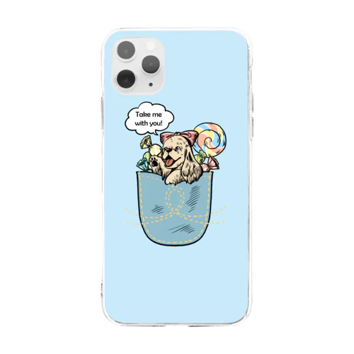 Take me with you! Soft Clear Smartphone Case