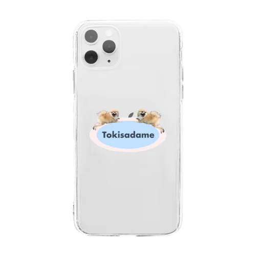 ２匹のトーストちゃん Soft Clear Smartphone Case