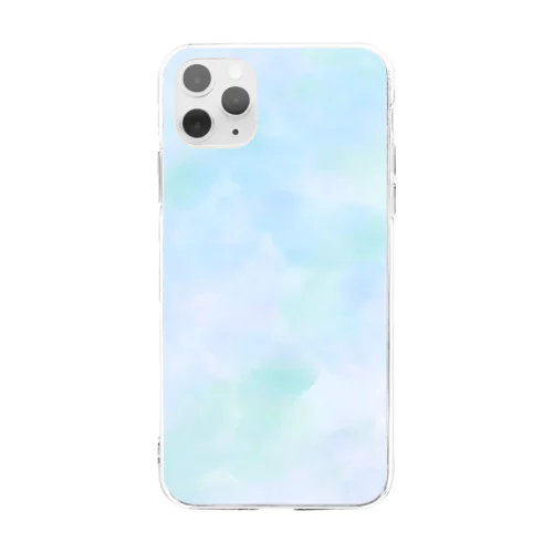 ame - ajisai Soft Clear Smartphone Case