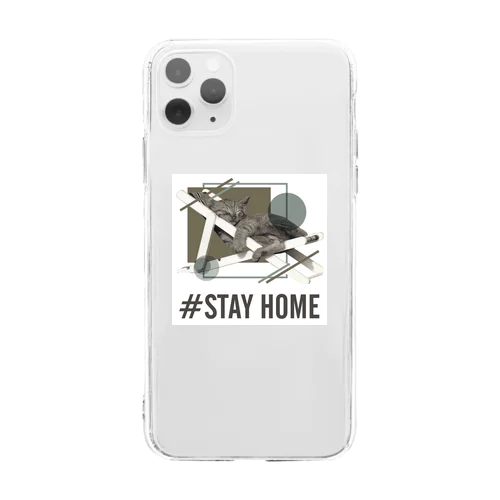 stayhome ソフトクリアスマホケース